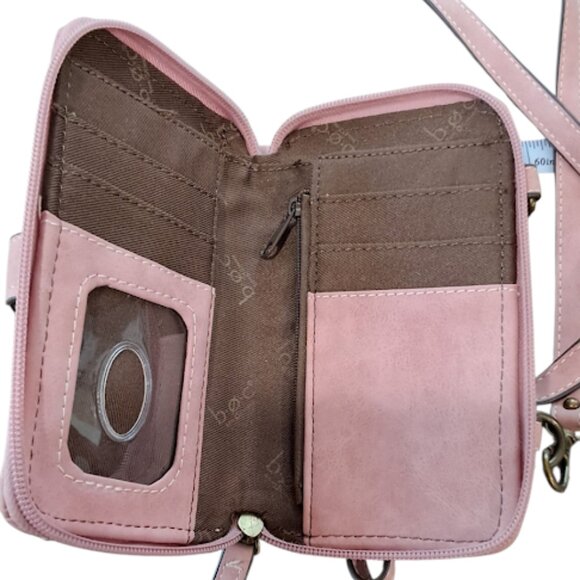 b.o.c. Small Blush Crossbody Wallet/Bag w/wristlet strap - Picture 9 of 10